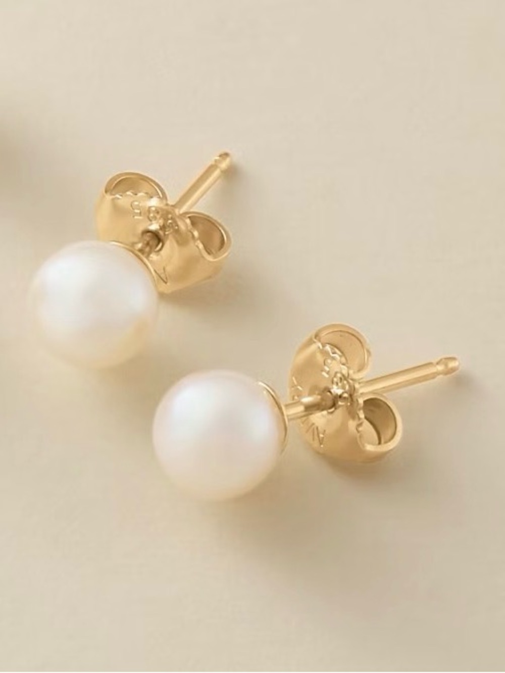 James Avery Pearl Studs in 14K Gold